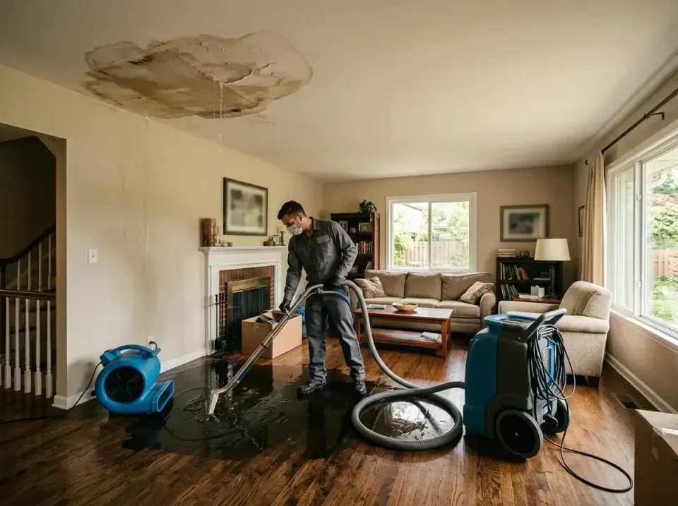 attic-pipe-burst-ceiling-drip-008 — frequently asked questions, Water Damage Restoration & Carpet Care in Bells, TN